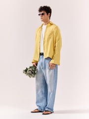 Yellow Gauze Holiday Shirt ( Pre-Order )